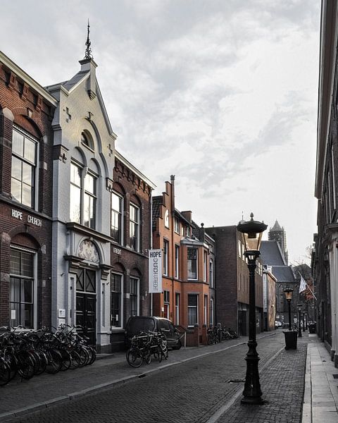 Straat in Utrecht von Kim de Been