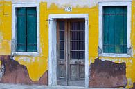 Das gelbe Haus auf Burano von Andreas Müller Miniaturansicht