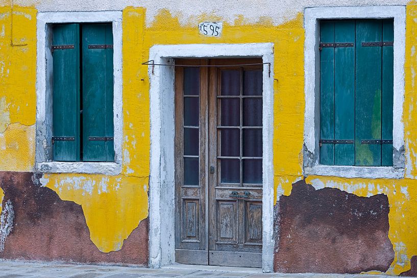 Das gelbe Haus auf Burano von Andreas Müller