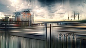 HAMBURG Port - Port de plaisance sur Nicole Holz