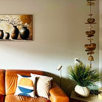 Photo de nos clients: Grappes de fleurs blanches par Studio BB, sur toile