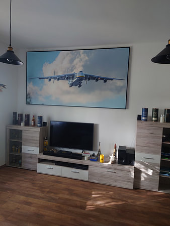 Es ist so groß! Die Antonov 225 kommt! Ein beeindruckendes Flugzeug, das Sie gesehen haben müssen.