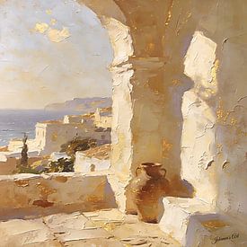 Amphore in der Nachmittagssonne von Johannas Art Creations