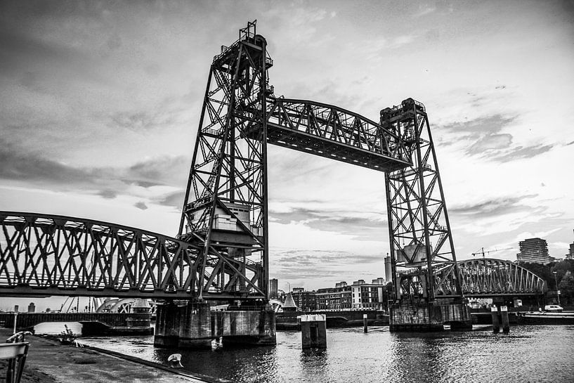 S P O O R W E G H A V E N B R U G [B/W] by SVPhotography