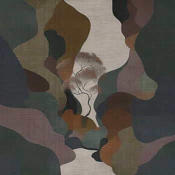 Entrelacement de la nature et de l'abstraction