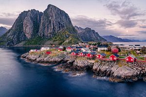 Fischerdorf Hamnoy auf den Lofoten, Norwegen