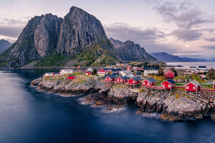 Fishing village Hamnoy on the Lofoten Islands, Norway by Achim Thomae Photography