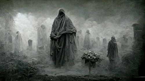 Death in the cemetery