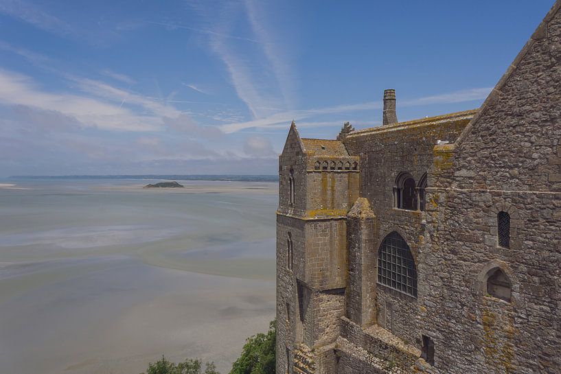 Vue de la baie depuis le Mont Saint Michel par Danny Vandebosch