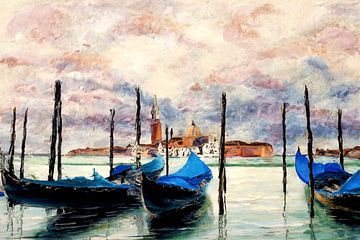 Venetie Abstract van Ilya Korzelius