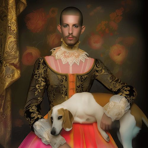 Man met trouwe viervoeter