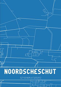 Blueprint | Carte | Noordscheschut (Drenthe) sur Rezona