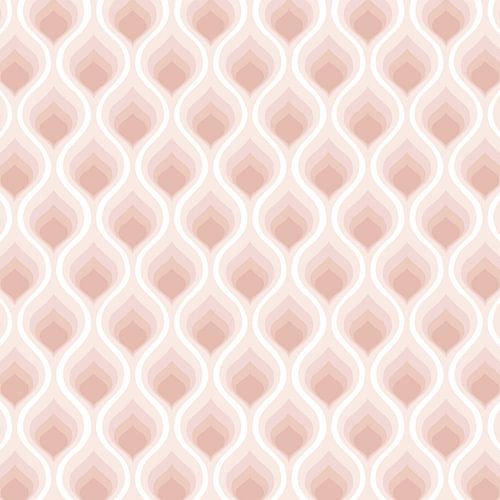 Retro modern -Symmetrical 70's pattern