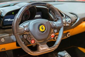 Ferrari 488 Spider Cabriolet Sportwagen Armaturenbrett