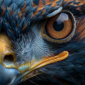 Auge in Auge mit dem Falken