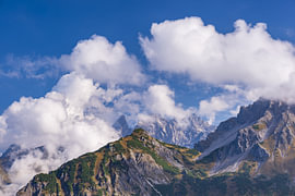 Fellhornblick ins Herz der Allgäuer Alpen von Walter G. Allgöwer