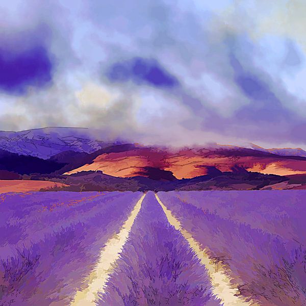 Lavendel von Andreas Wemmje