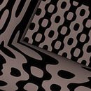 Geschakelde vormen abstract van Thea Walstra thumbnail
