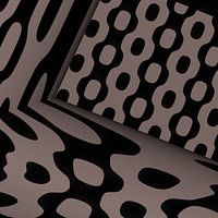Geschakelde vormen abstract
