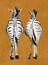 Zebra's van achteren van Studio Carper thumbnail