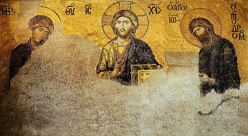 Mosaïque de la déèse Sainte-Sophie - Christ Pantocrator - Jour du Jugement dernier par Urft Valley Art
