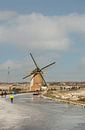 Schlittschuhlaufen an der Windmühle bei De Lier von ChrisWillemsen Miniaturansicht