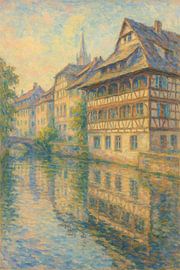 Straatsburg Reflections - Impressionistische vakwerkharmonie