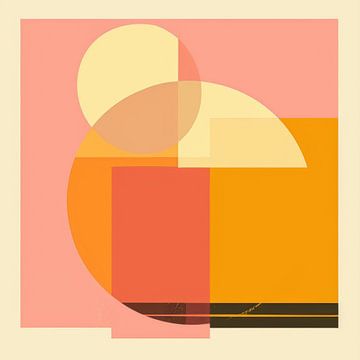 Geometrie van de zon van Poster Art Shop