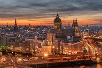 Sonnenuntergang in Amsterdam