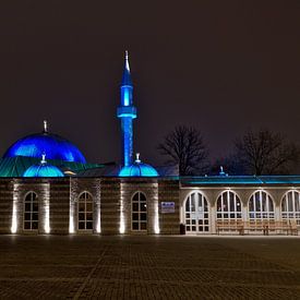 Eindhoven, Faith moskee met het blauwe dak van Miranda Lodder
