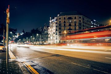 Barcelona – Passeig de Gracia / Casa Batllo van Alexander Voss