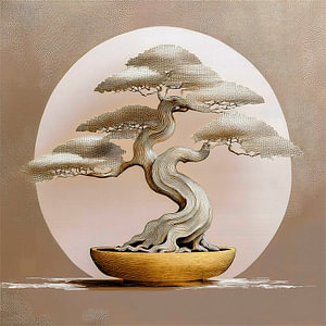 Japandi Art: ZEN Bonsai