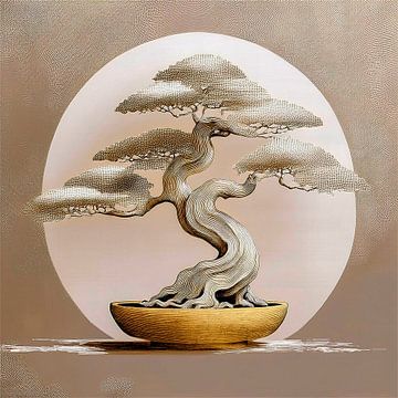 Japandi Art: ZEN Bonsai by Studio Pieternel