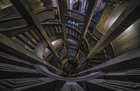 Spiraaltrap in het Neues Rathaus Hannover van Mario Calma thumbnail