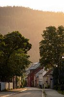Eine der vielen schönen Straßen in Trondheim