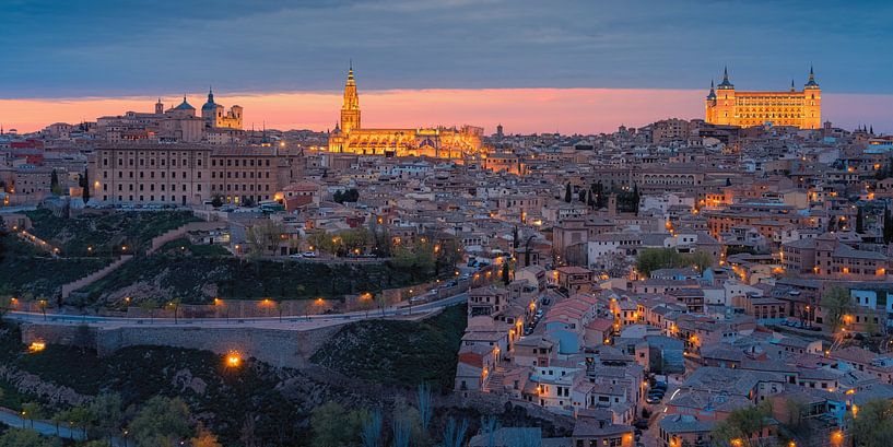 Skyline of Toledo by Henk Meijer Photography