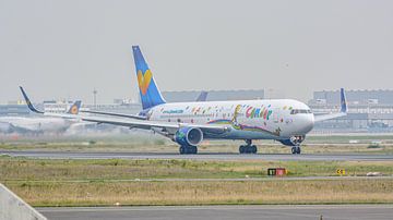 Condor Boeing 767-300 passagiersvliegtuig. van Jaap van den Berg