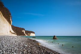 Kreidefelsen an der Küste der Ostsee auf der Insel Rügen von Rico Ködder