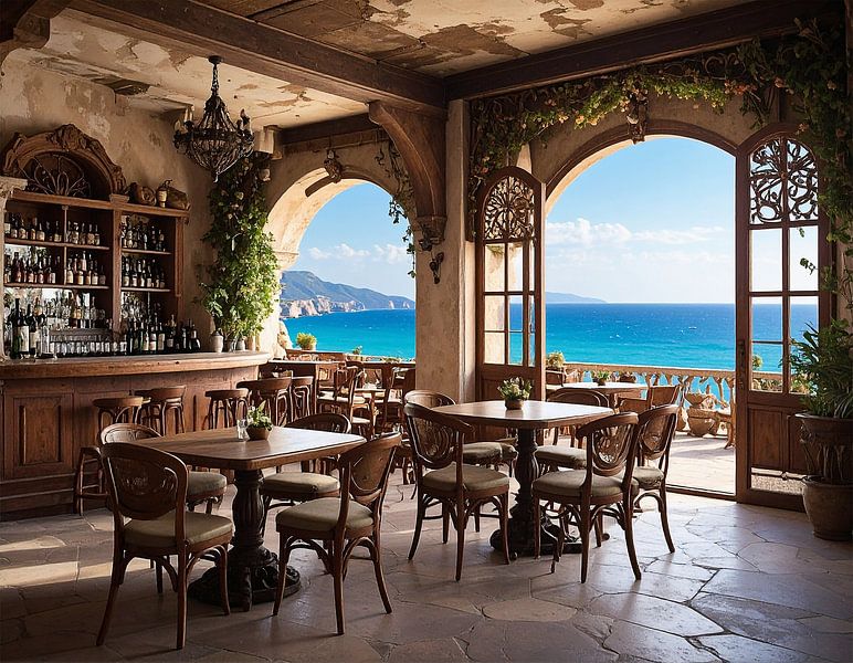 Lost Places bar on the beach by Mustafa Kurnaz