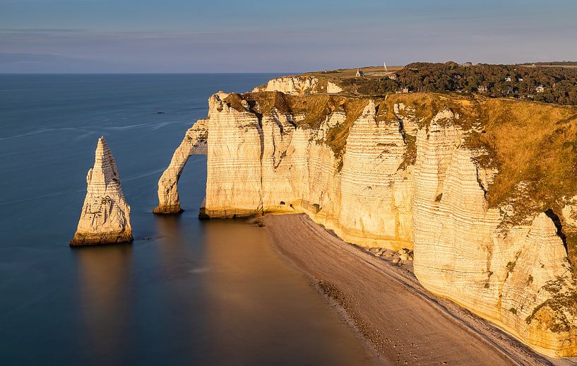 Goldene Stunde in Etretat, Frankreich von Adelheid Smitt