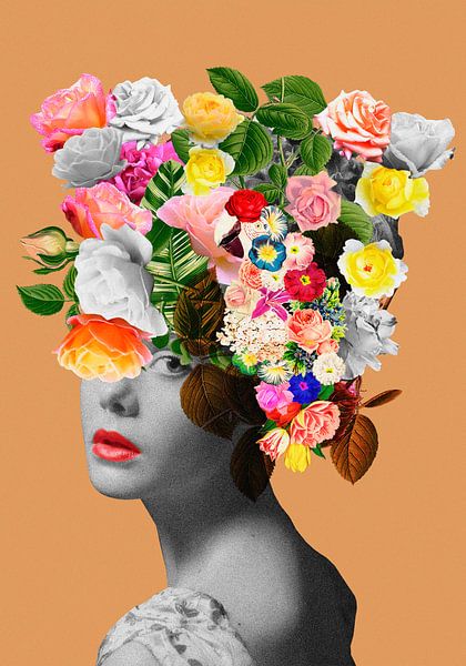 Blumenporträt, Frida Floral Studio von 1x