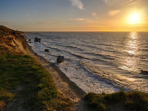 Sonnenuntergang Ahrenshoop Steilküste