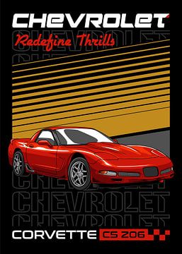 Chevrolet Corvette C5 Z06 Car by Adam Khabibi