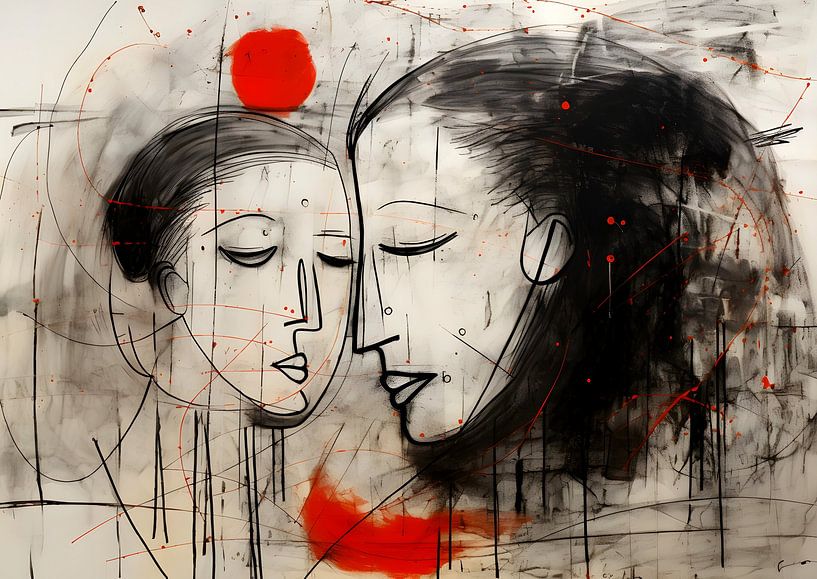 Mother with child by Heike Hultsch