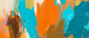 Colourful abstract painting by Poster Art Shop