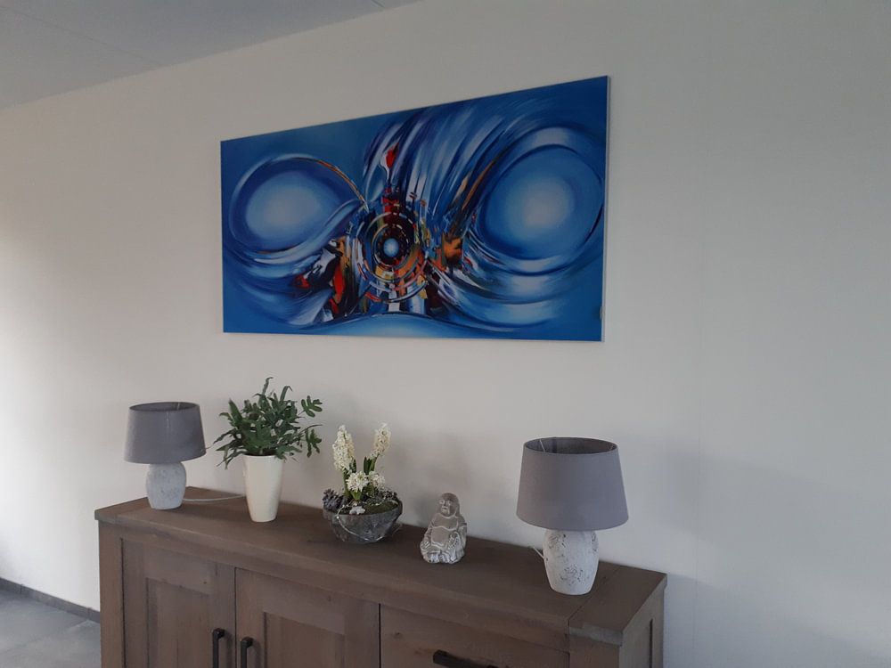 Blau  von Gena Theheartofart 