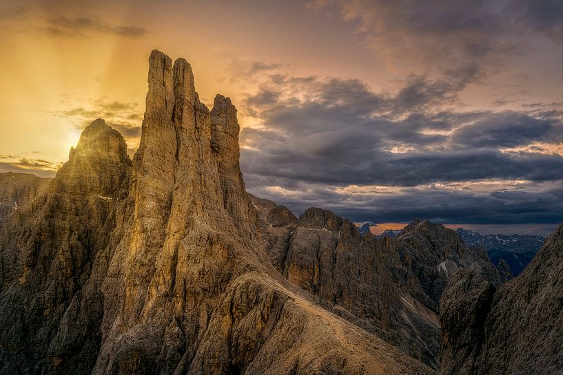 Sunrise Dolomites by Peter Poppe
