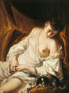 Jean- Baptiste Deshayes, Schlafende Frau - 1758