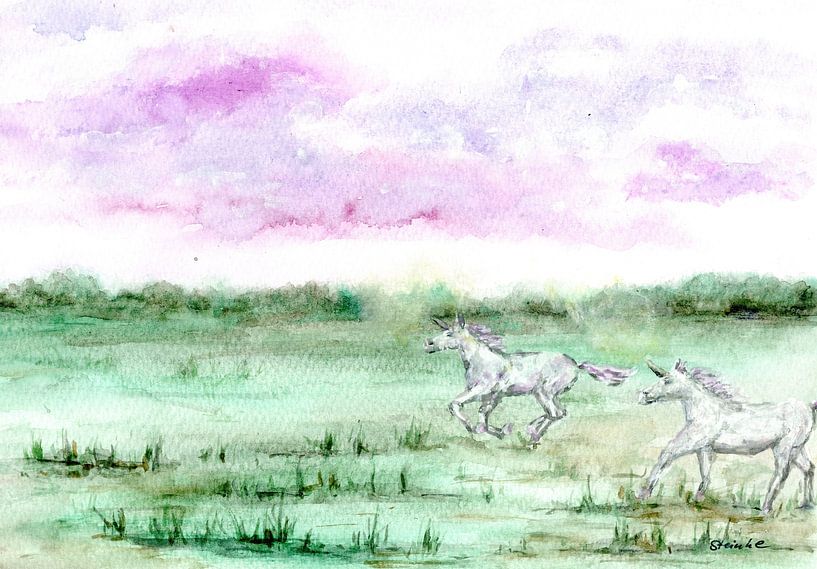 Magic world of unicorns by Sandra Steinke