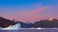 Sunrise in the Rødefjord, Scoresby Sund, Greenland by Henk Meijer Photography thumbnail